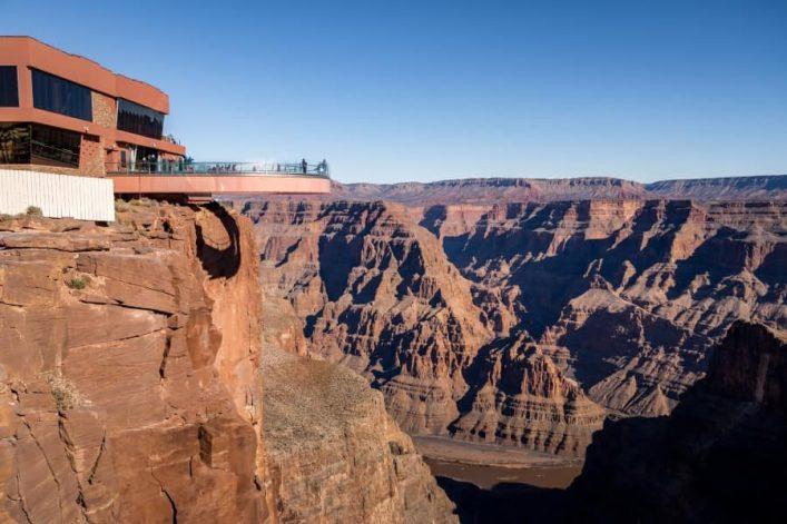 The viewing platform at Eagle Point in the Grand Canyon.