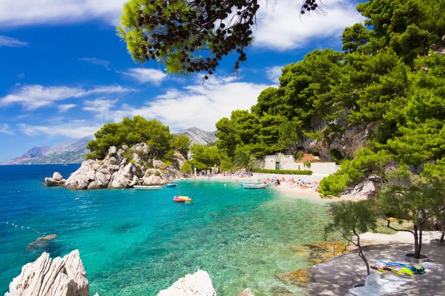 Amazing beach Punta Rata in Brela