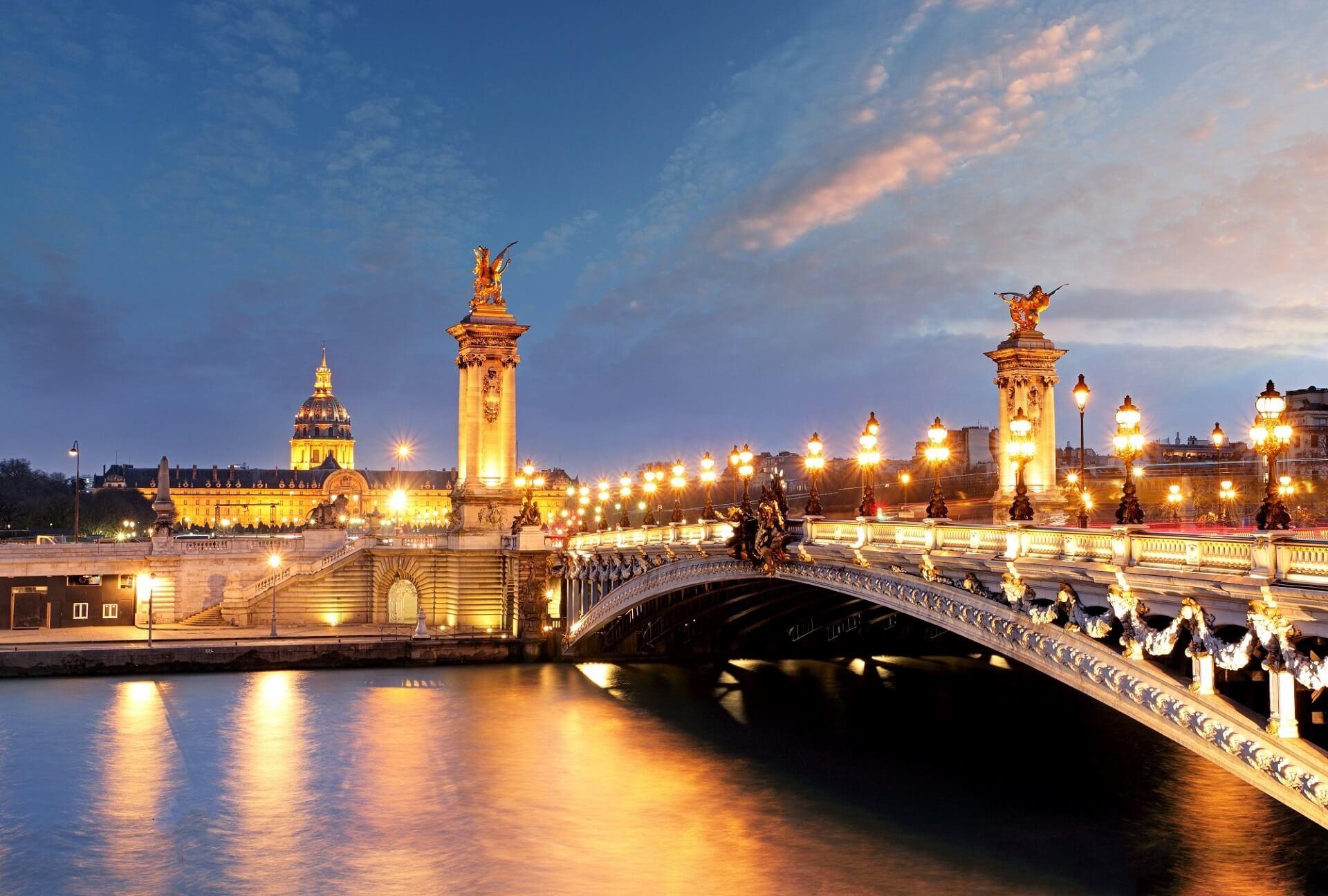 Bridge over the Seine in Paris