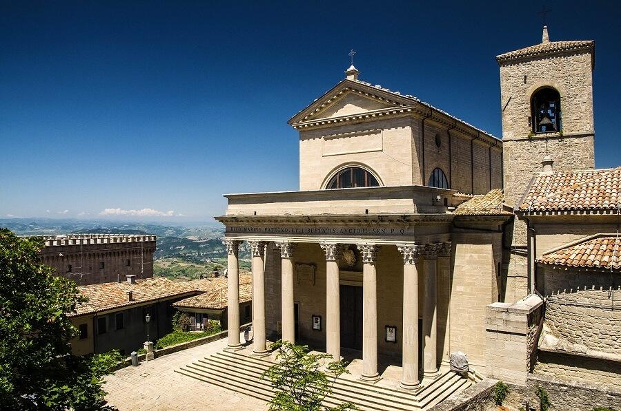Palazzo Publico of San Marino - side view