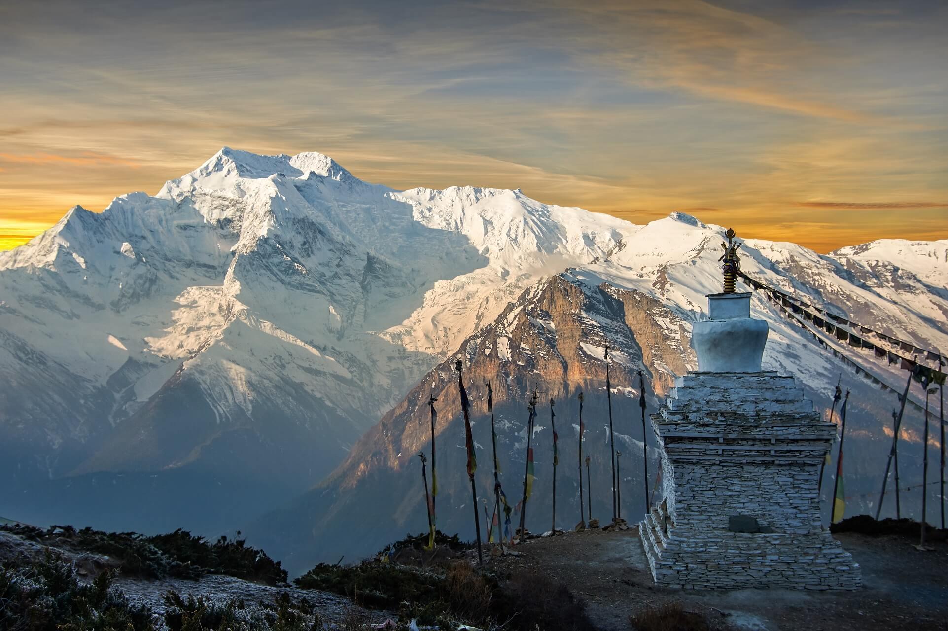 The Himalayas in Nepal.