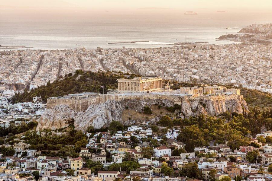 View of Athens and the Acropolis