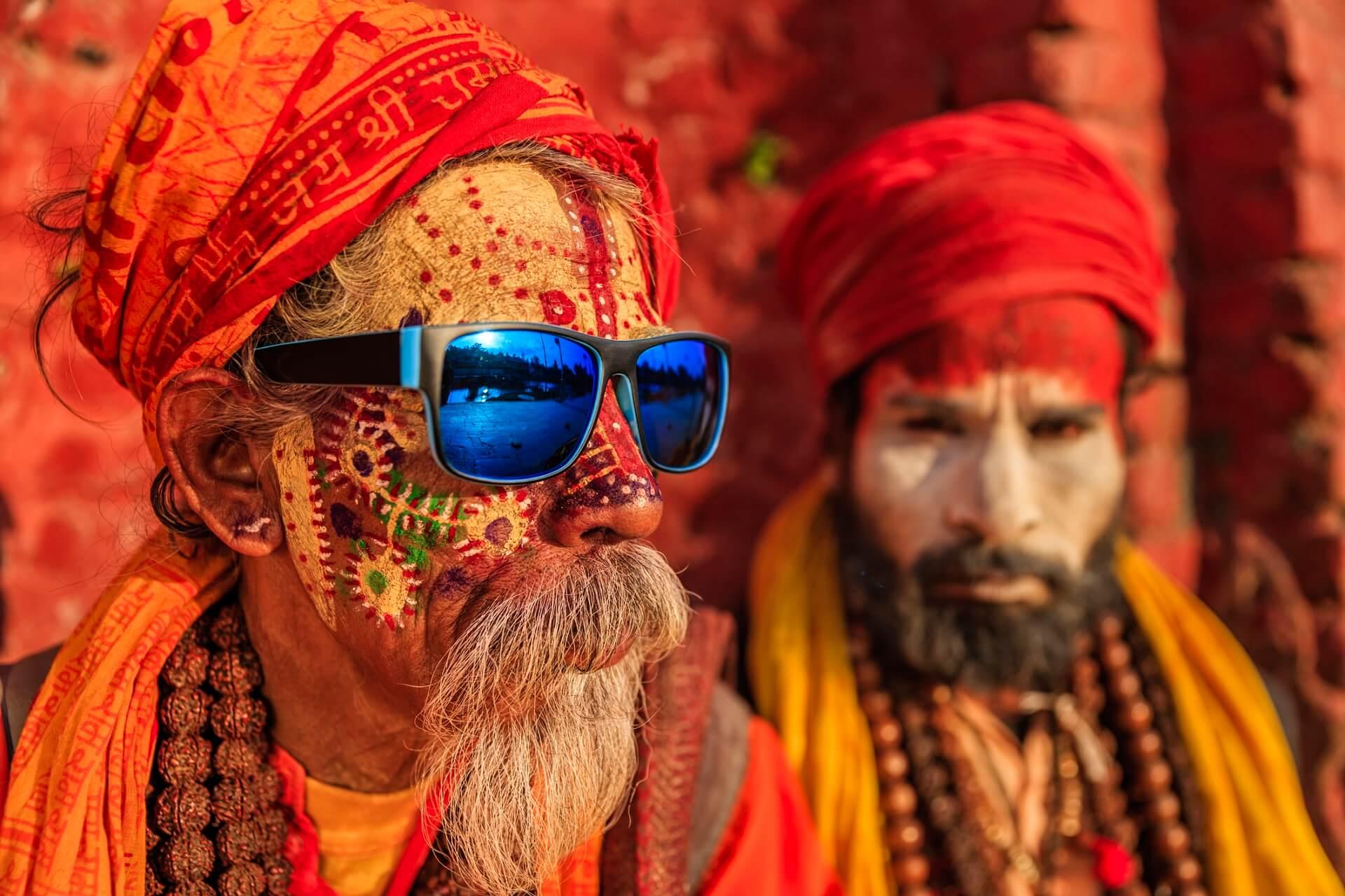Locals in Nepal.