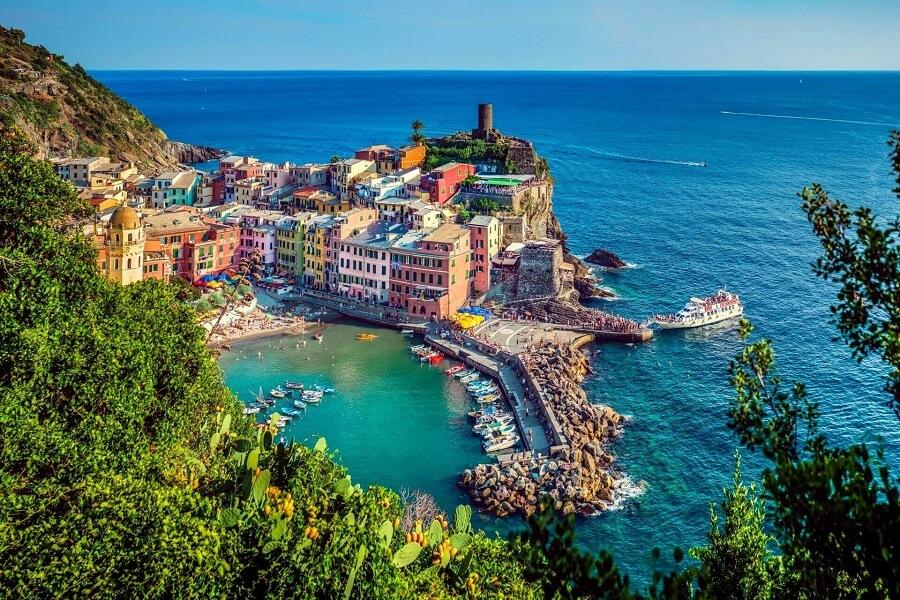 Vernazza in the Cinque Terre in Italy
