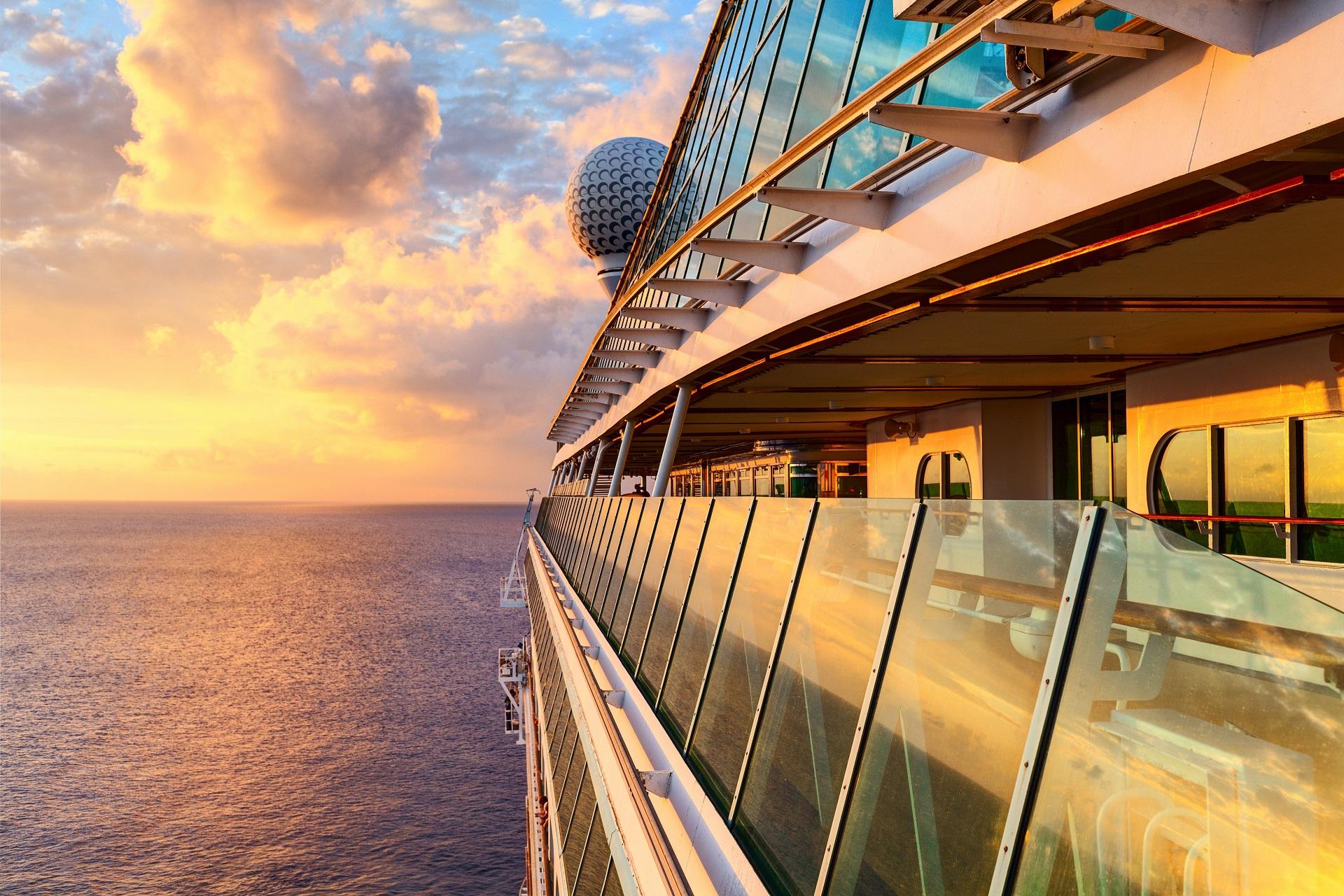 Sunset on a cruise