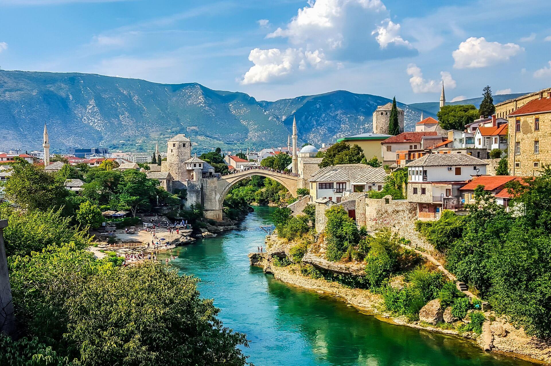 Mostar in Bosnia.