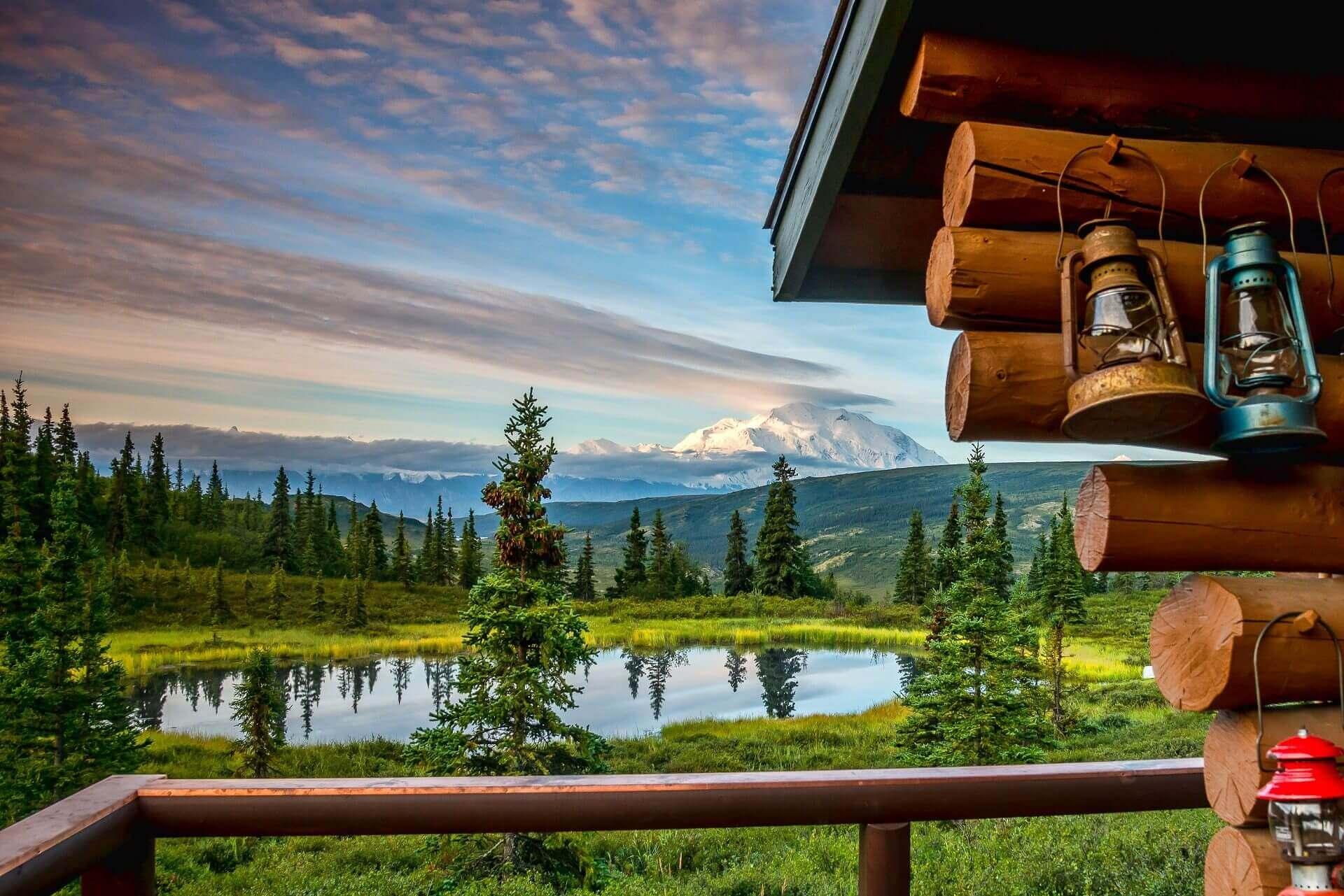 A lodge in Denali National Park in Alaska