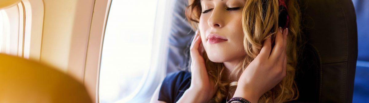 great music in the airplane