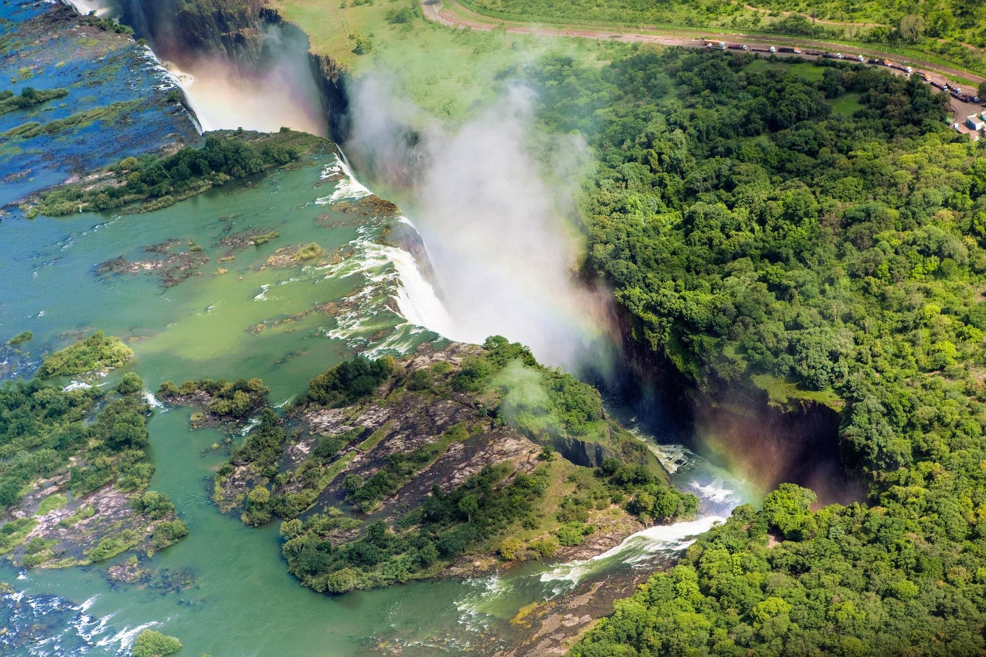 The mighty Victoria Falls