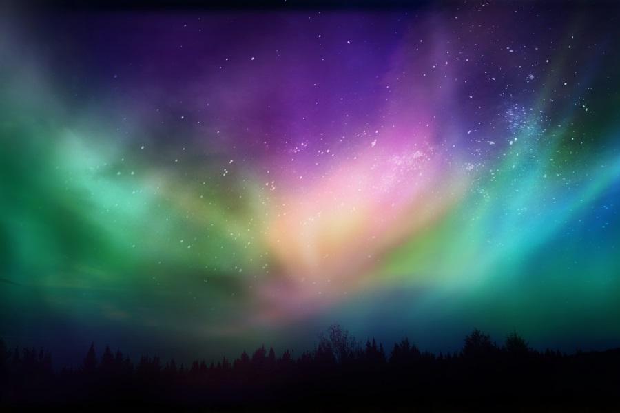 Northern light Canada.