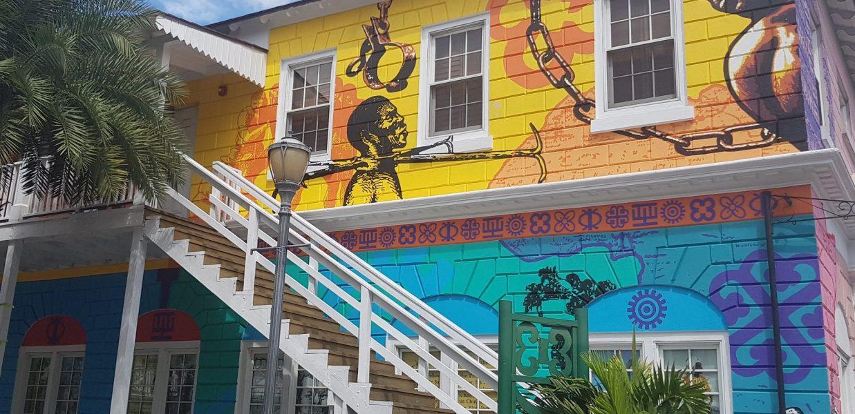 Colorful houses in Nassau