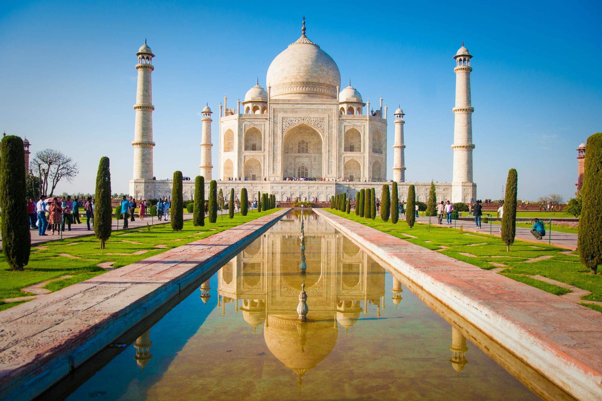 The Taj Mahal in India, ephemeral destinations