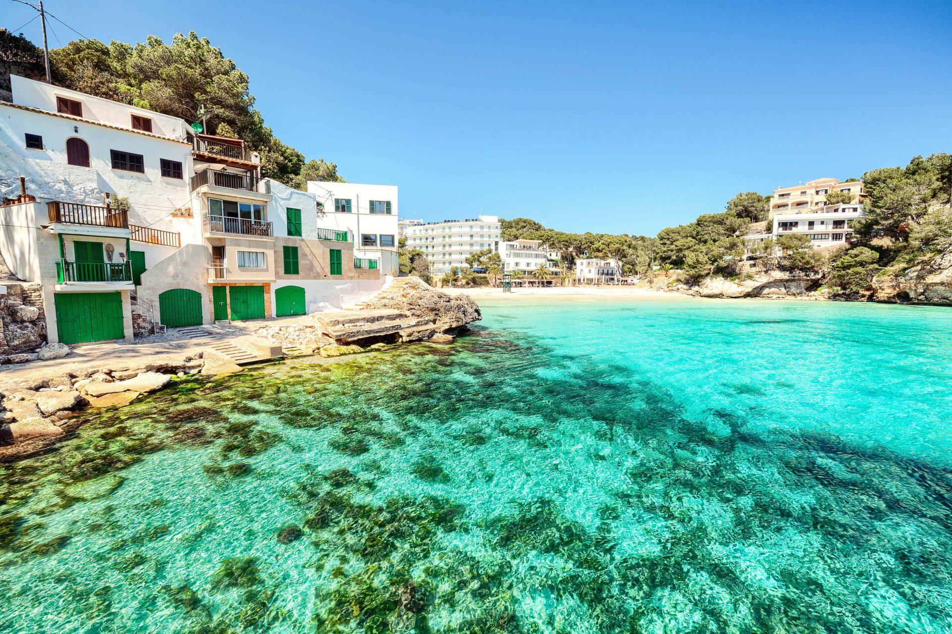 The beautiful bay of Cala Santanyi in Mallorca