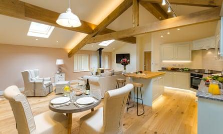 Kitchen at Mirefoot holiday homes