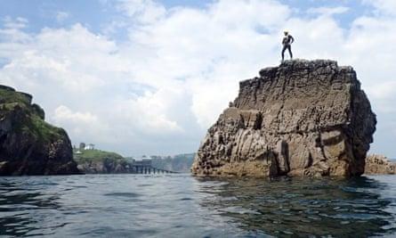 Looking towards Tenby beach