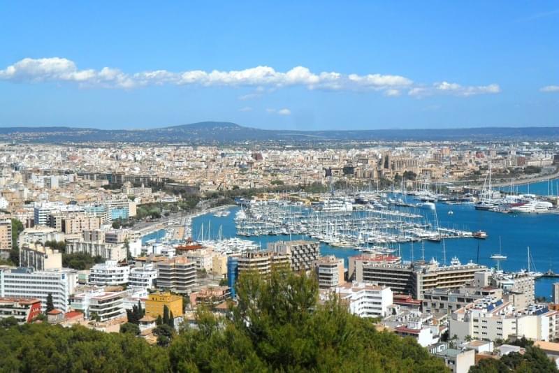 palma di maiorca dall alto
