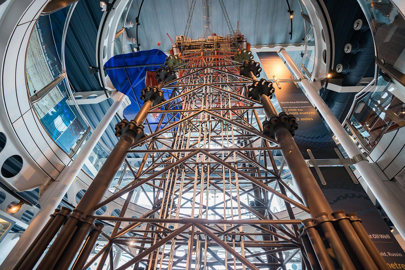 La piattaforma petrolifera ricostruita all'Aberdeen Maritime Museum. Credits Ondrej_Novotny_92 / Shutterstock