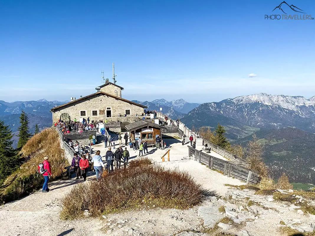 Das Kehlsteinhaus in imposanter Bergkulisse