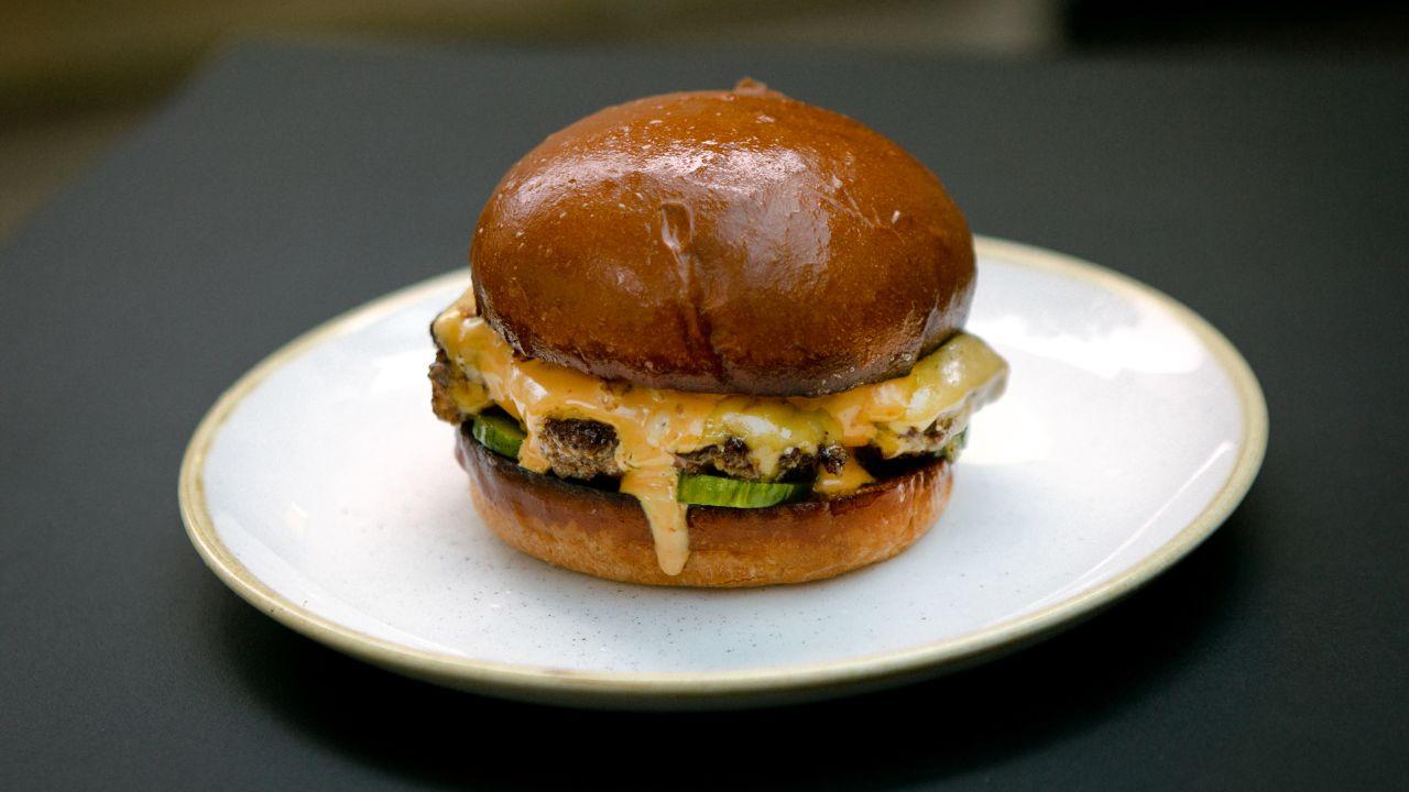 One of the best cheeseburgers in the city can be found at Four Legs at the Compton Arms.