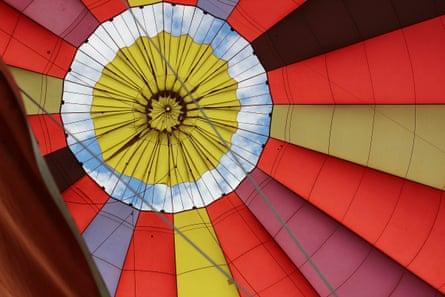 Floating Images’ hot-air balloon