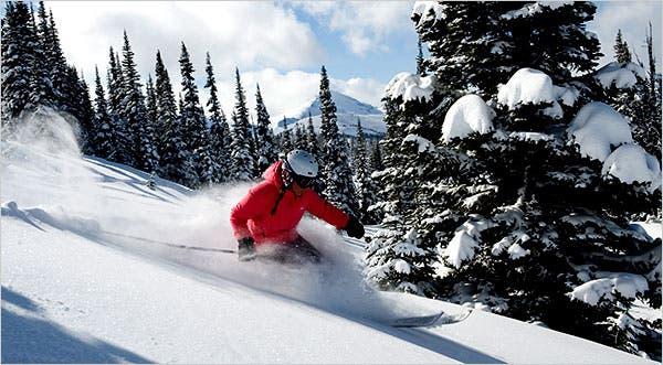Descending Blackcomb, now connected to Whistler by the Peak 2 Peak Gondola.