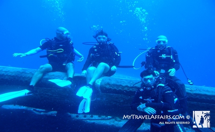 Diving, I love Turkey