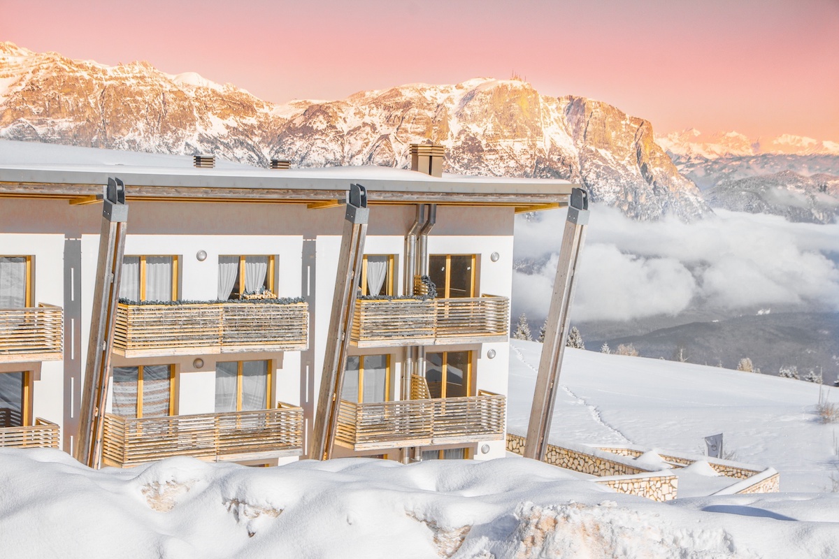 Winter in Trentino, Dolomites, Italy,