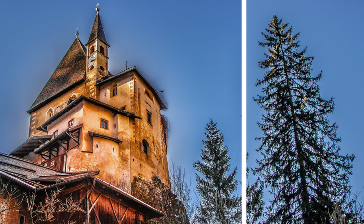 Winter in Trentino Dolomites Italy