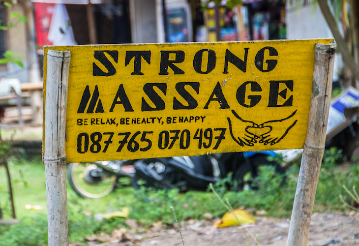 Strong Massage - Indonesia Interesting Facts