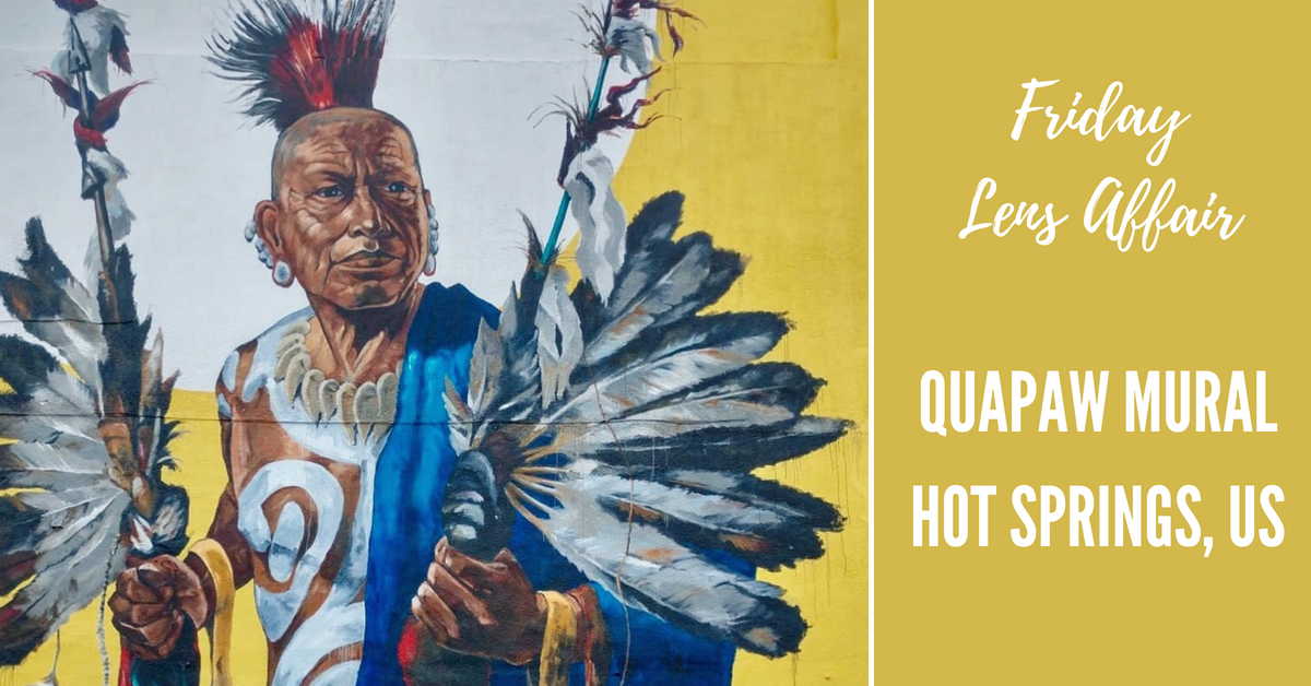 Pepe Gaka Quapaw Mural, Hot Springs, USA