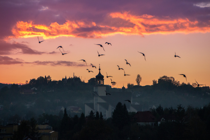 Sunset in Gorlice